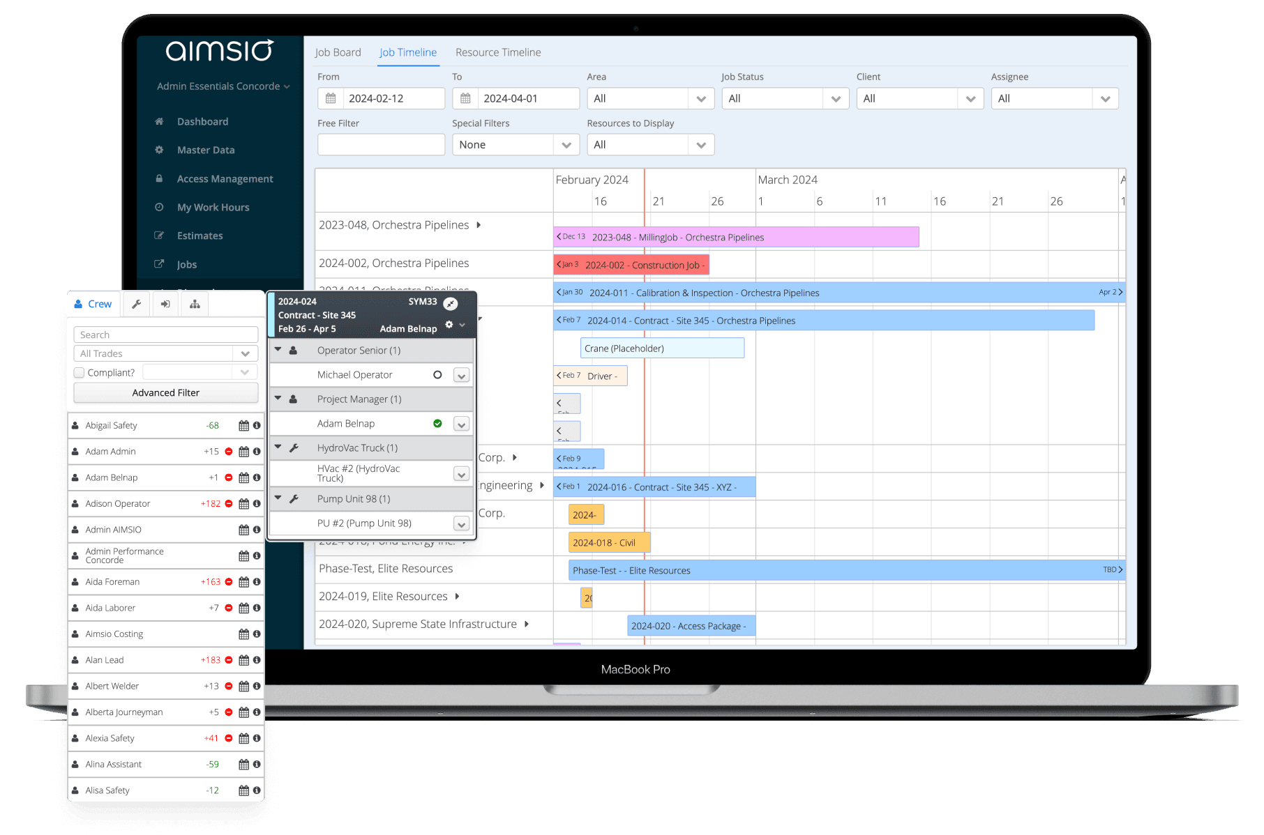 Aimsio's Dispatch and Compliance feature - Boost your efficiency with smart dispatching